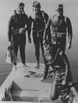 Early scuba team